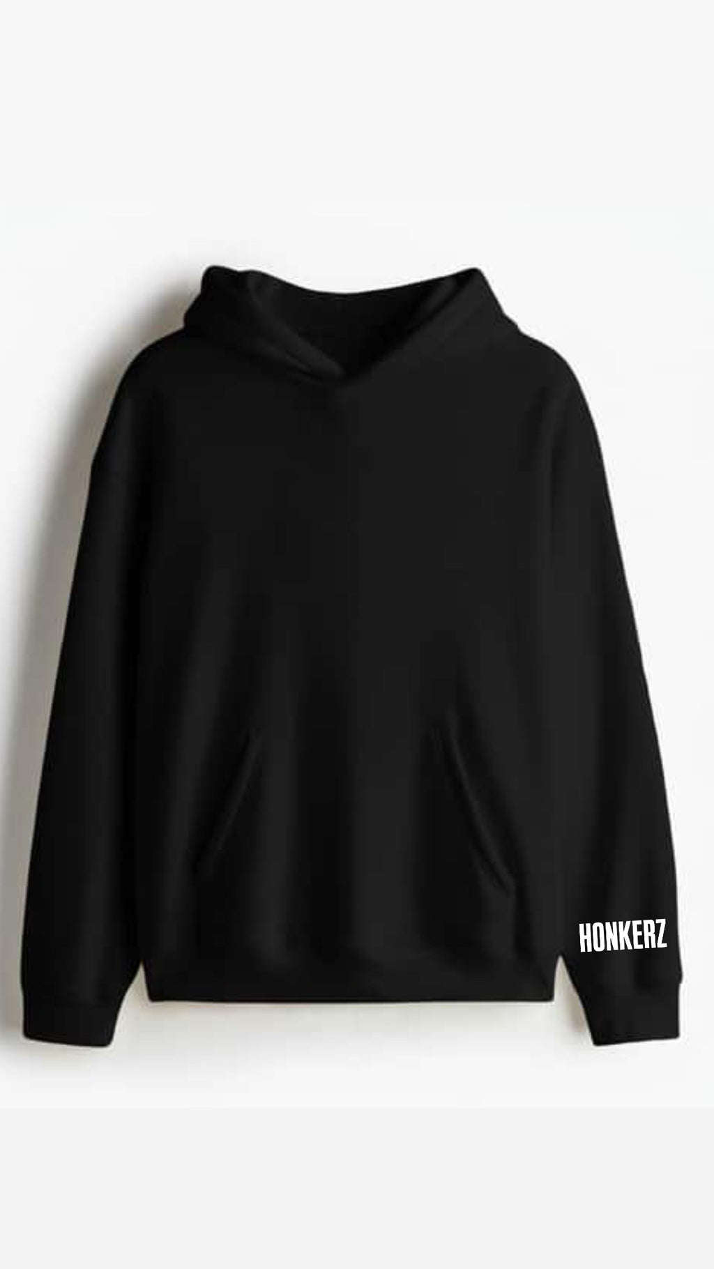 HONKERZ black golden leaves hoodie