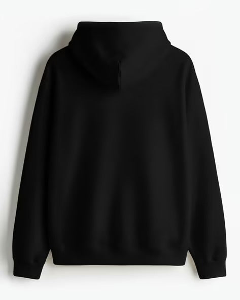 HONKERZ black plain hoodie